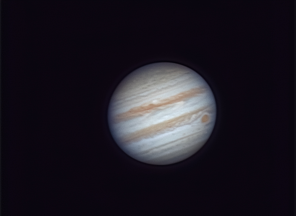 Jupiter et la GTR, le 29 janvier 2026 à minuit
